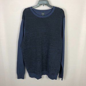 14th & Union Men's Navy Ridge Texture Sweater Size XL